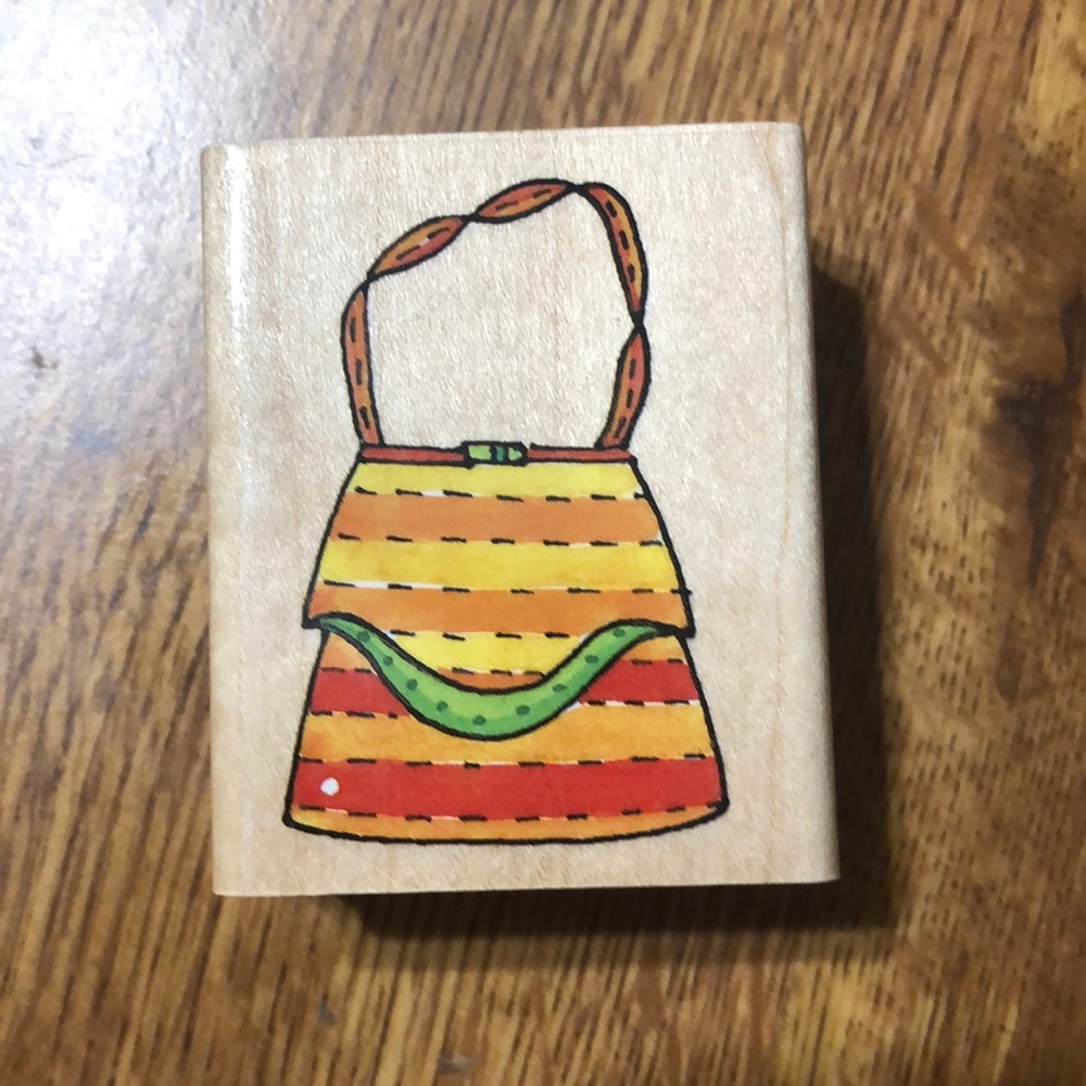 Tailored Handbag Rubber Stamp